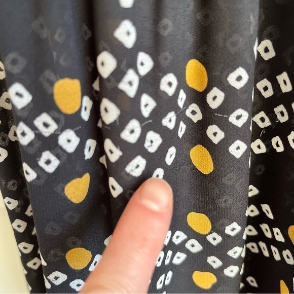 VINTAGE Algo 80’s Chiffon Drop Waist Blouson Midi Dress (XL/1X) - Picture 12 of 15